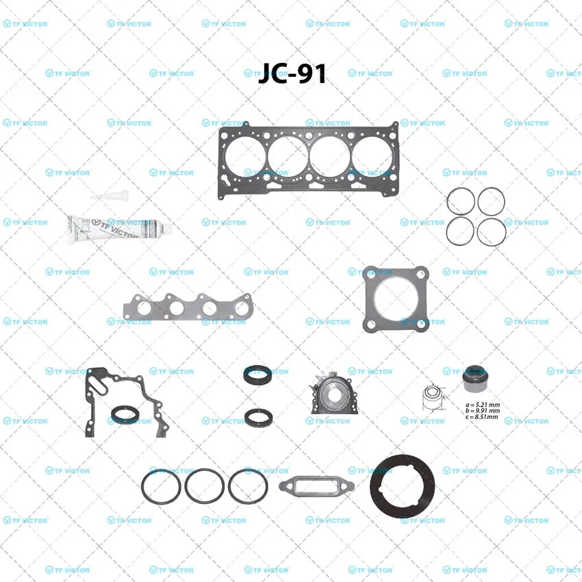 [JC-91] JUEGO DE JUNTAS PARA MOTOR TF VICTOR JC-91