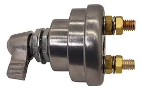 [51-902EP] INTERRUPTOR CORTADOR CORRIENTE 6V – 36V 2 TORNILLOS SERVICIO PESADO POLLAK 51-902