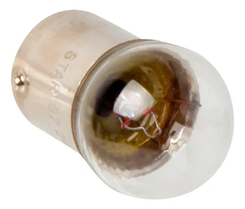 Foco Incandescente 67 Transparente 24V 10W | 1 Polo (BA15s / R10W) Servicio Pesado 1 Pieza