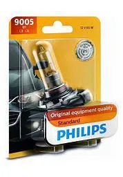 Foco Halógeno Philips Standard 9005 B1 | 12V 65W Luz Alta (HB3) Transparente 1 Pieza