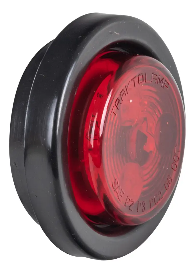 PLAFON LEDS MICA ROJA 2" 3 LEDS 12V 24V SELLADO UNIVERSAL TRAKTOLAMP 8016