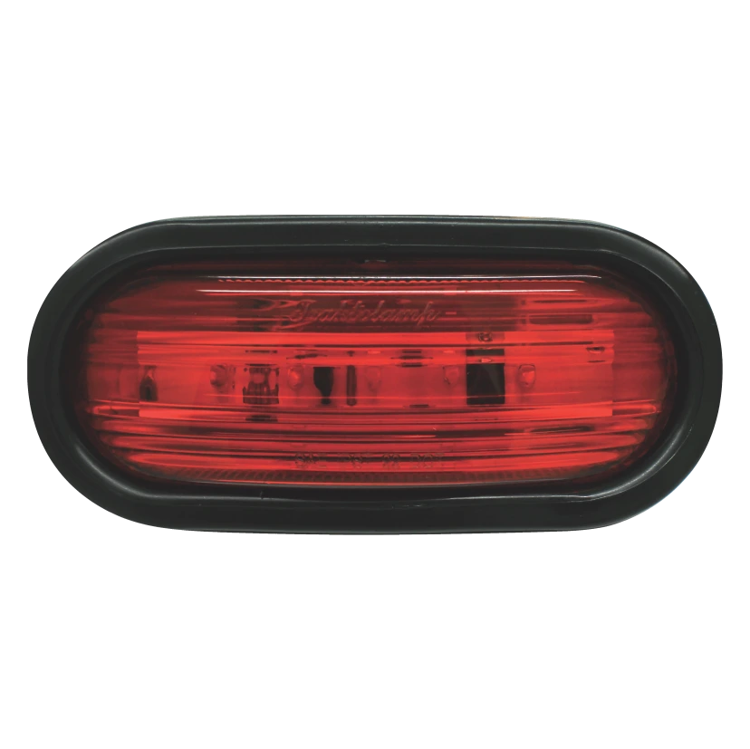 PLAFON LEDS MICA ROJA POSICION LATERAL 5 LEDS 12V SELLADO UNIVERSAL TRAKTOLAMP 8009