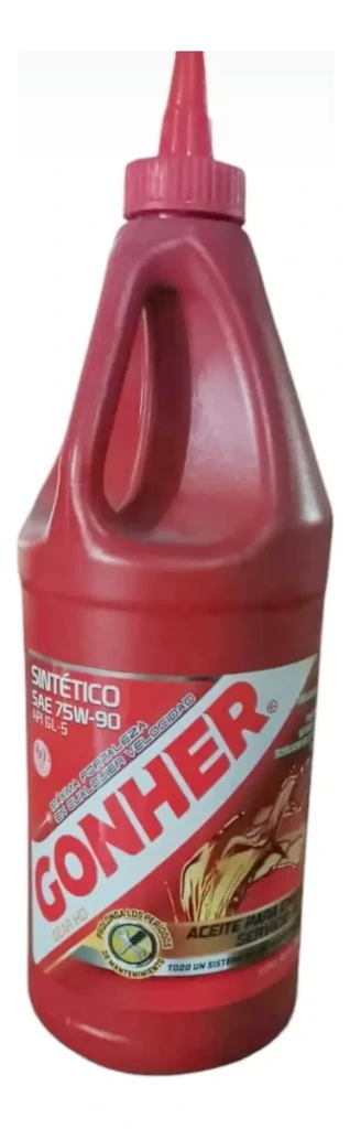 ACEITE SINTETICO PARA ENGRANES 75W-90 API GL-5 GONHER 946ML SERVICIO PESADO