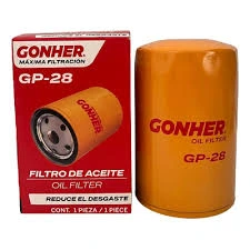 Filtro de Aceite Gonher GP-28 | Alta Filtración para Motores Gasolina Volkswagen, Audi y Nissan