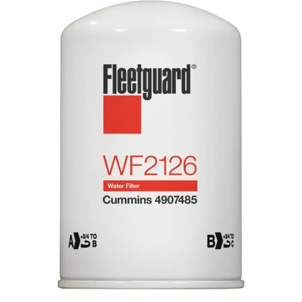 Filtro de Anticongelante Fleetguard WF2126 / Cummins 4907485 | Filtro de Refrigerante con Aditivo DCA4+ Servicio Pesado